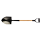 Square Point Shovel, Wood Handle, D-Grip, Allan Tools